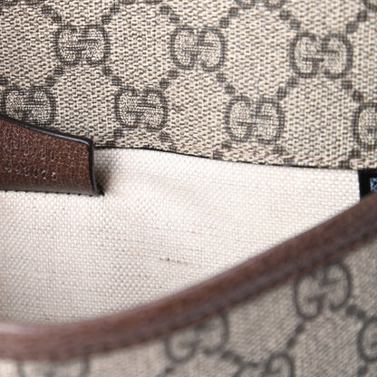 Gucci GG Supreme Monogram Neo Vintage Web Belt Bag Brown 9 of 10