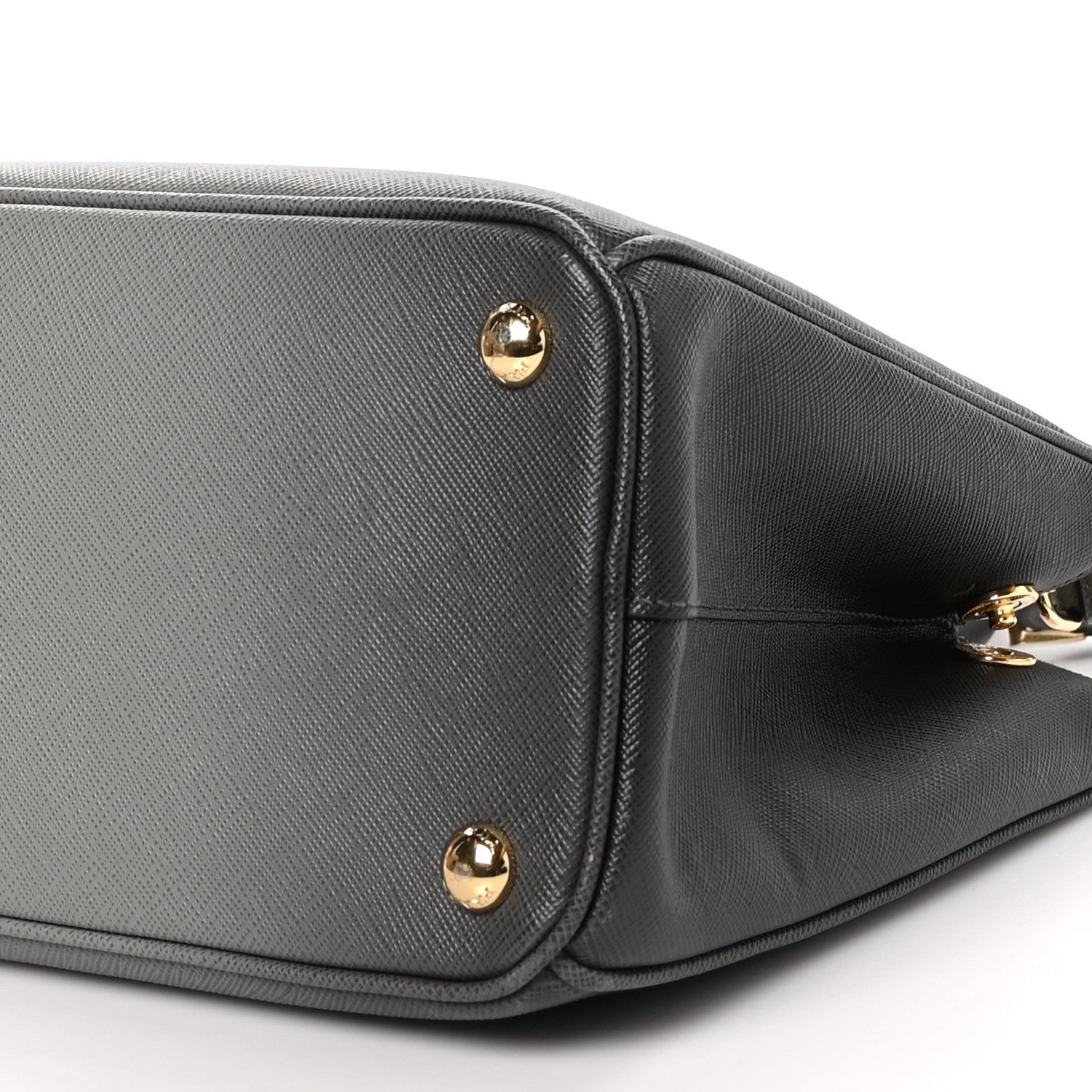 Prada Saffiano Ombre Small Galleria Double Zip Tote Gradient Slate Grey 11 of 11