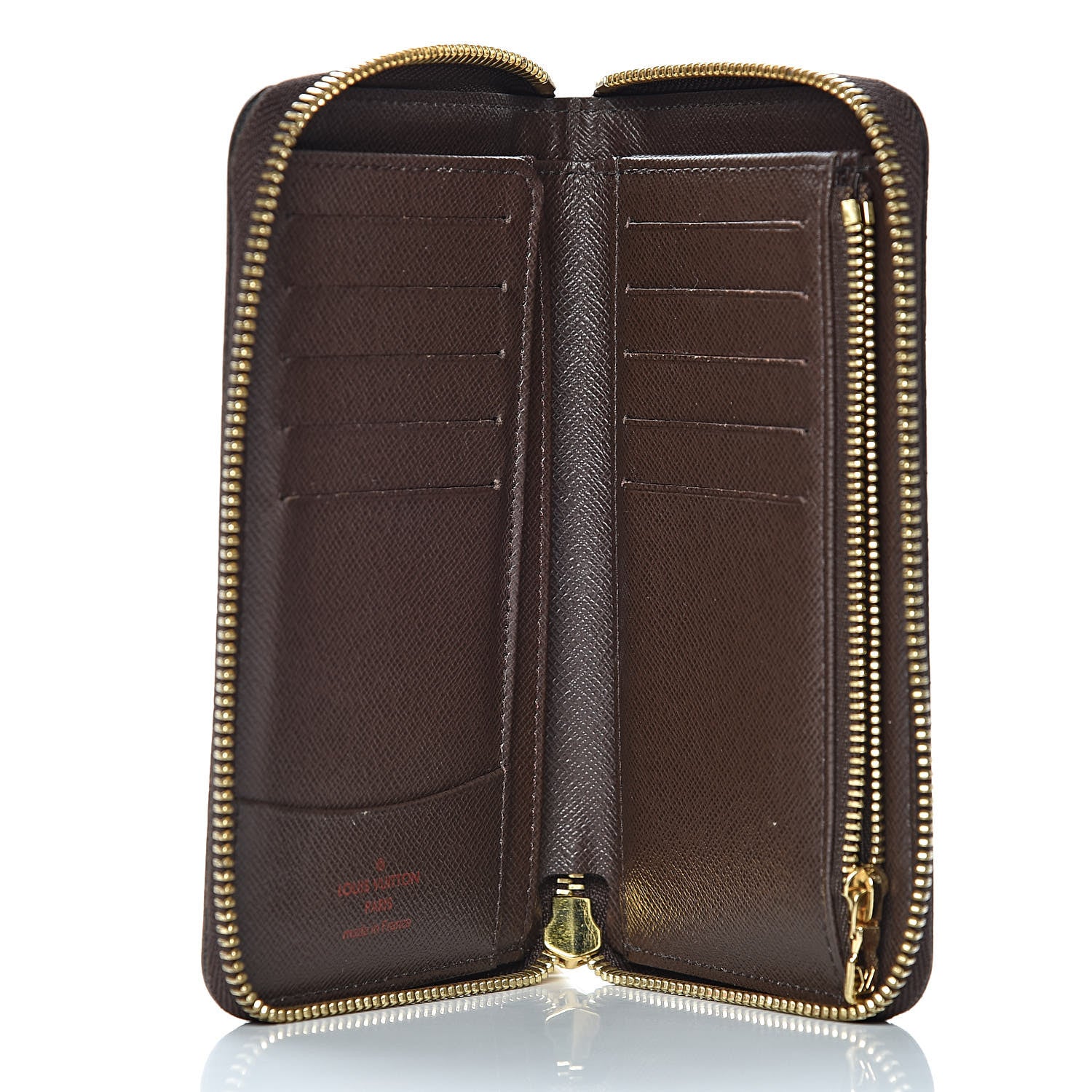 Louis Vuitton Damier Ebene Zippy Compact Wallet 5 of 7