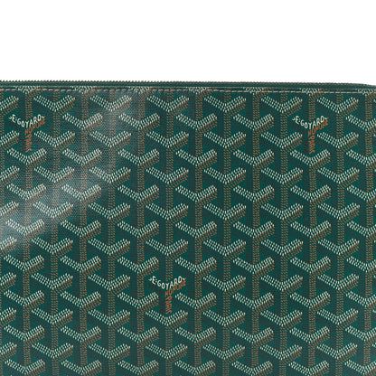 Goyard Goyardine Senat Pochette MM Green 7 of 7