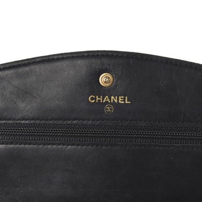 Chanel Caviar Timeless CC Wallet On Chain WOC Black 8 of 14