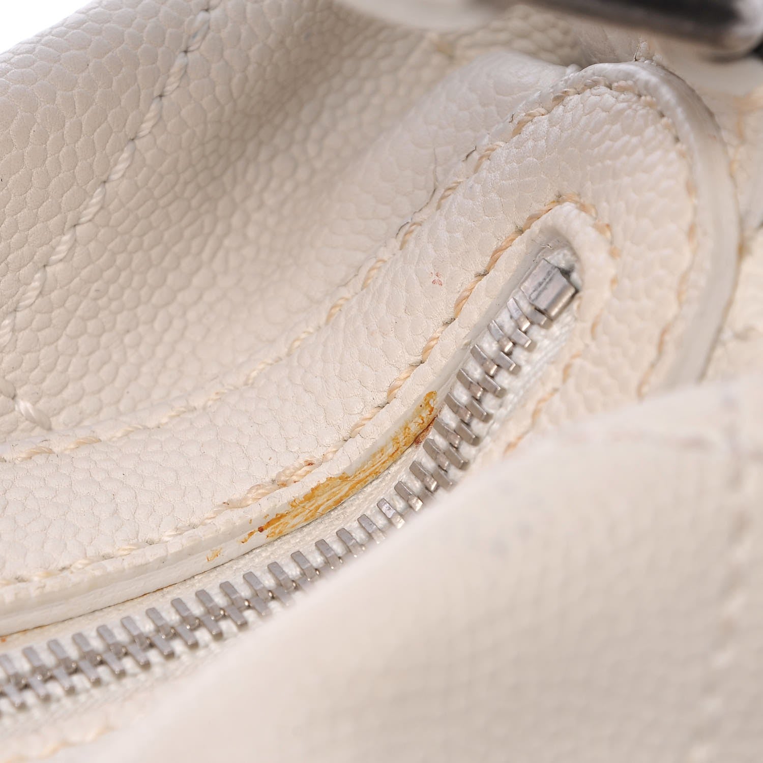 Chanel Caviar Large Outdoor Ligne Hobo White 12 of 17