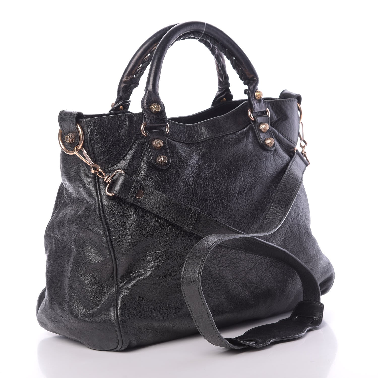 Balenciaga Agneau Giant 12 Rose Gold Hardware Velo Black 3 of 13
