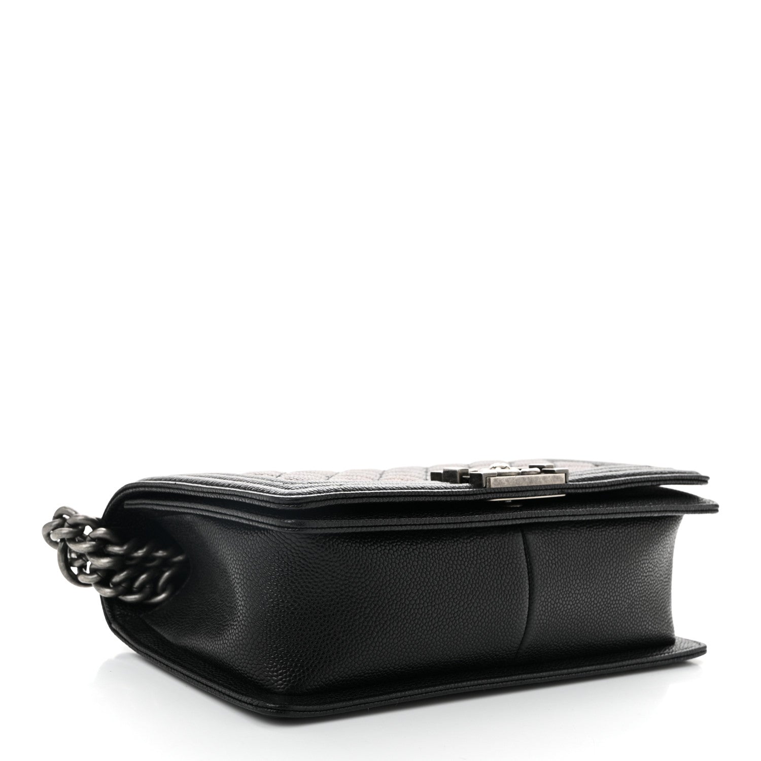 Chanel Caviar Quilted Medium Boy Flap Black 4 of 11