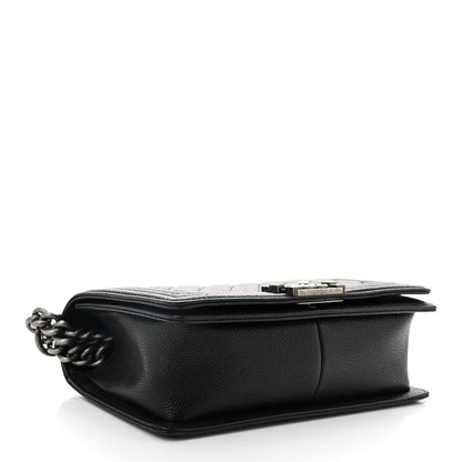 Chanel Caviar Quilted Medium Boy Flap Black 4 of 11