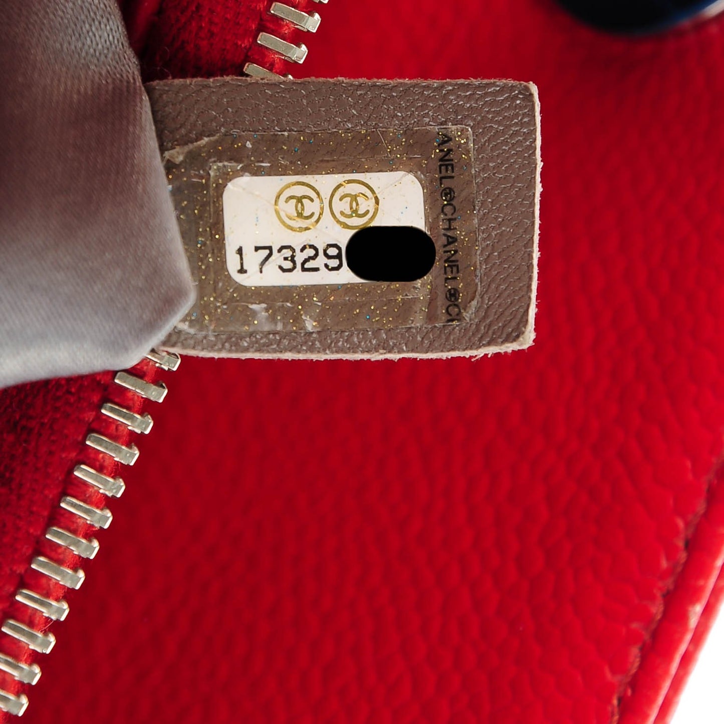 Caviar Quilted Grand Shopping Tote GST Red
