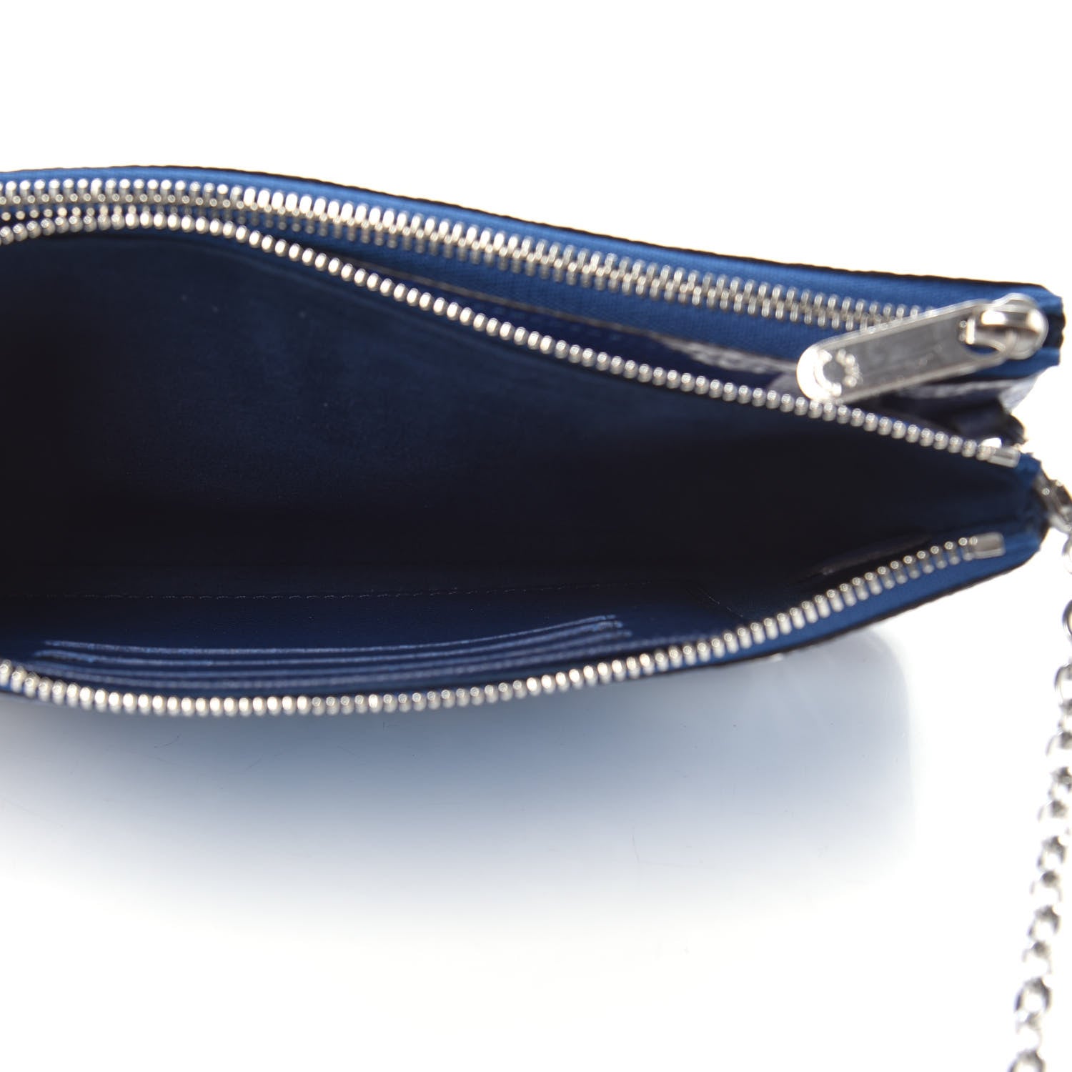 Louis Vuitton Monogram Giant Escale Double Zip Pochette Blue 7 of 12