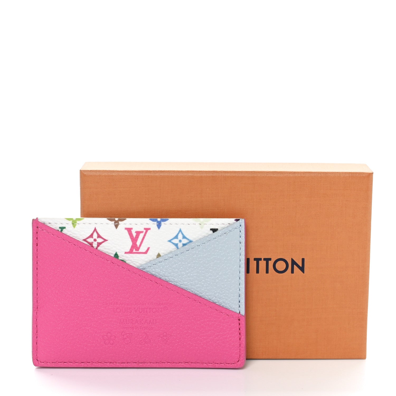 Louis Vuitton LV X TM Monogram Multicolor Criss-Cross Card Holder Kawaii Pink 6 of 6