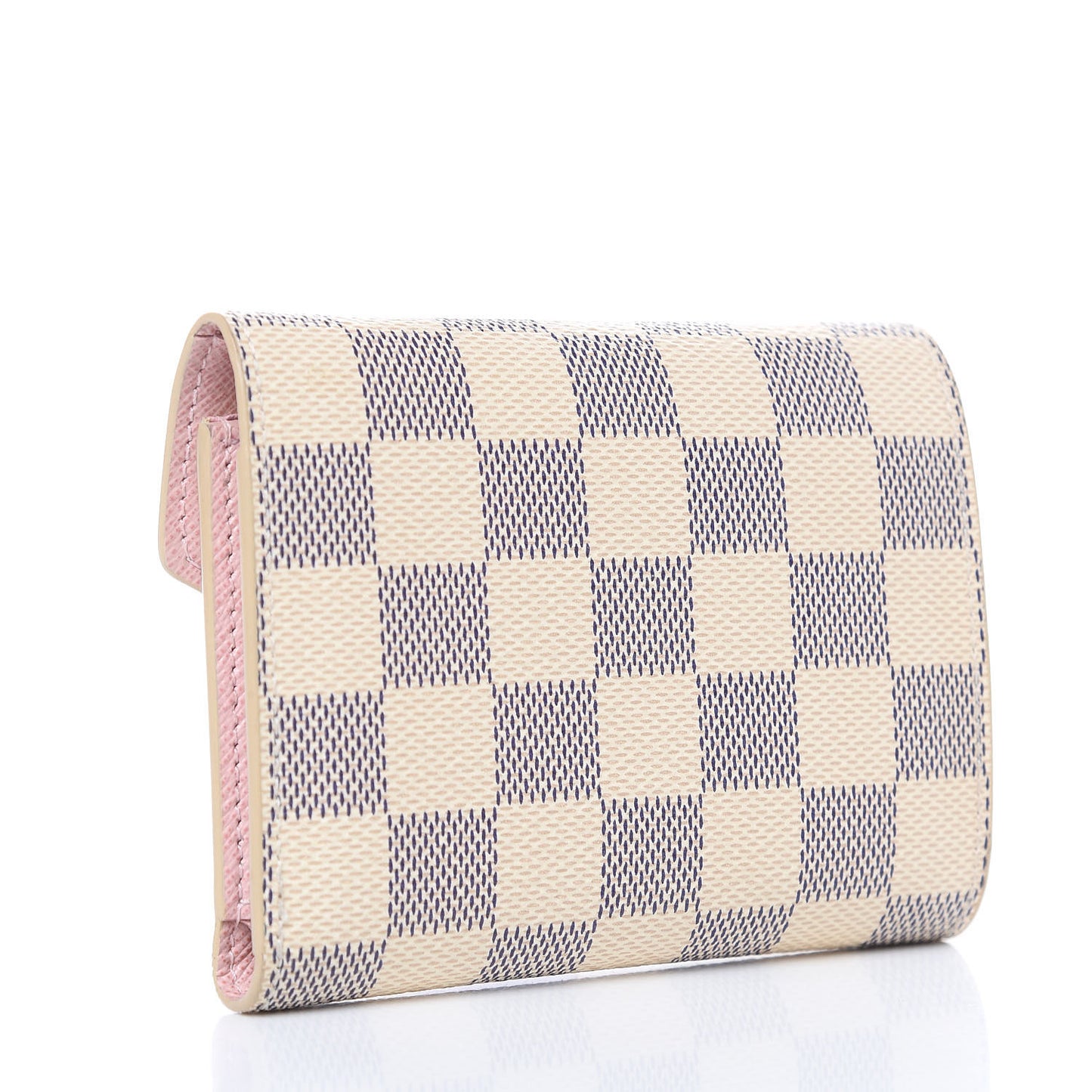 Damier Azur Victorine Wallet Rose Ballerine