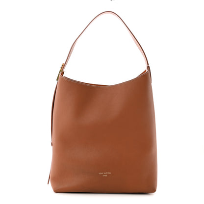 Louis Vuitton Grained Calfskin Low Key Hobo MM Cognac 1 of 10