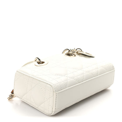Christian Dior Lambskin Cannage Micro Lady D-Joy Latte 4 of 11