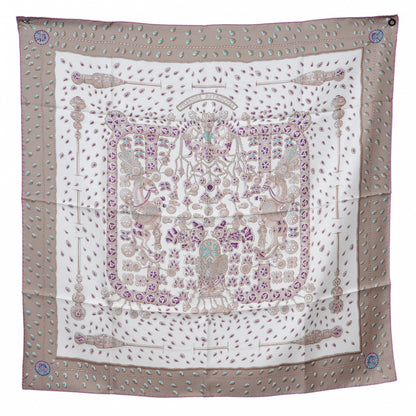 Hermes Silk Tresors Retrouves Scarf 90 2 of 9