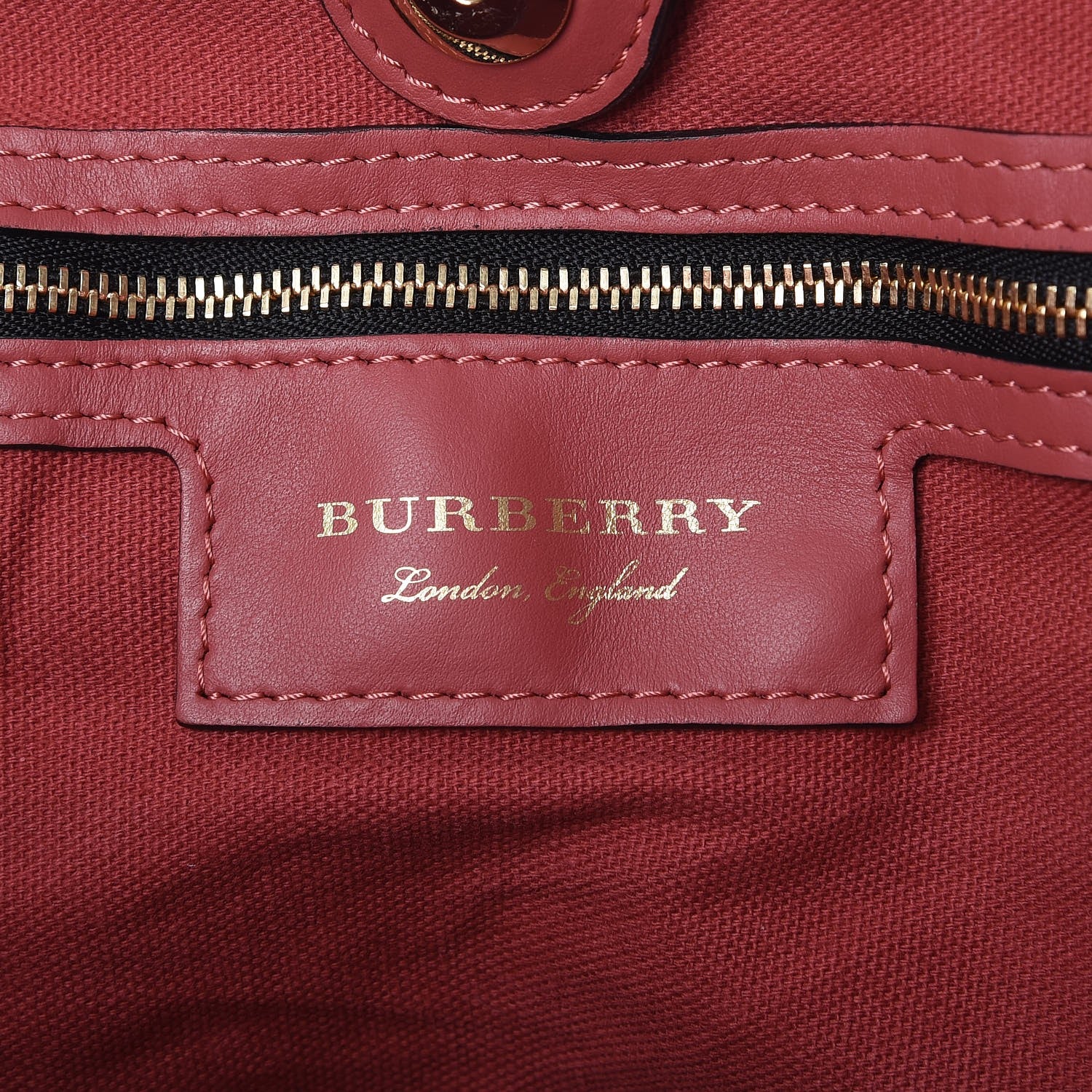 Burberry Horseferry Check Small Canterbury Tote Antique Rose 6 of 11