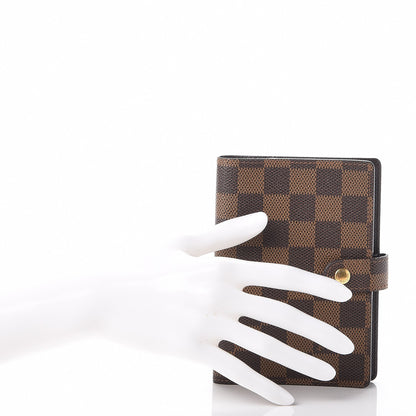Louis Vuitton Damier Ebene Small Ring Agenda Cover 2 of 7