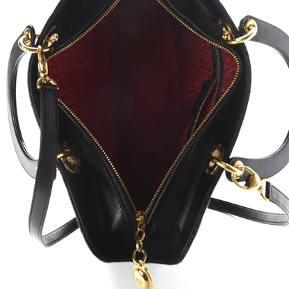 Christian Dior Lambskin Cannage Large Lady Dior Black 5 of 10