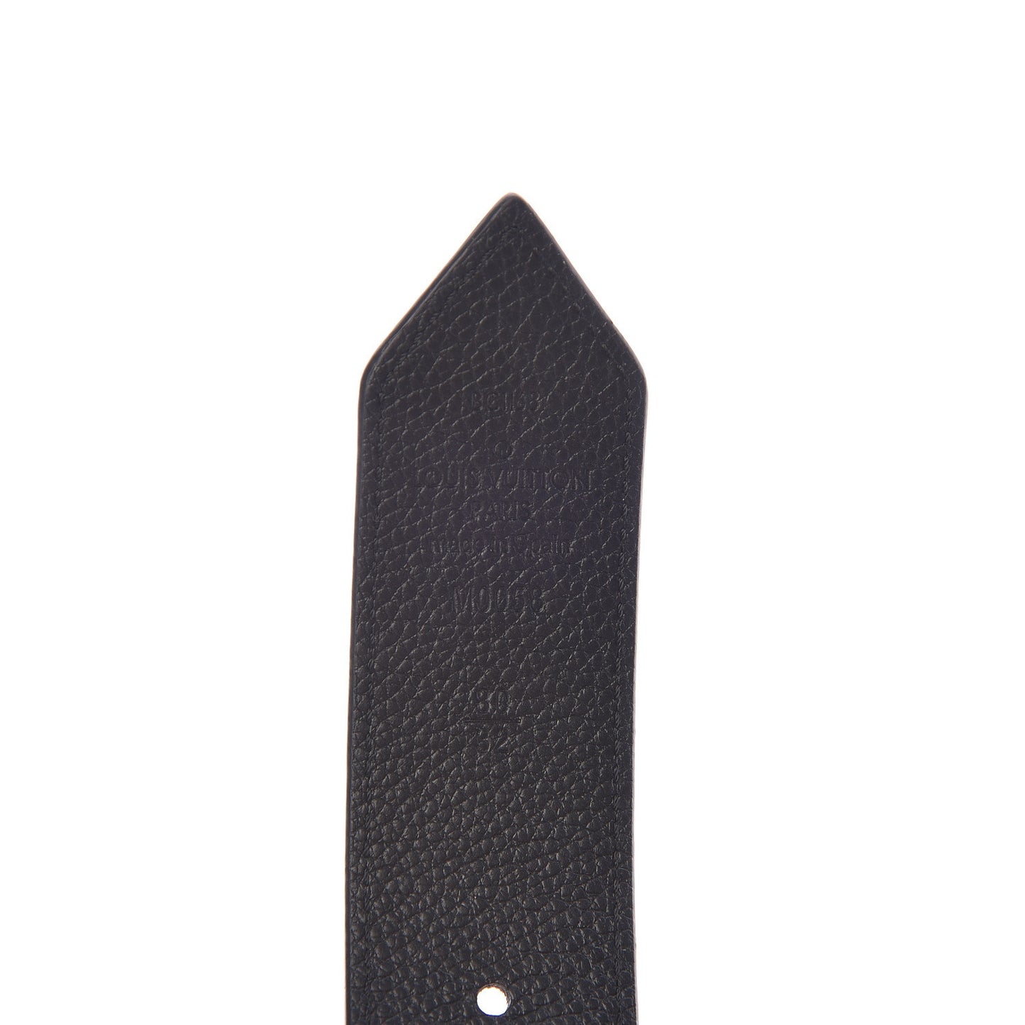 Calfskin Monogram 35mm LV Circle Reversible Belt 80 32 Black