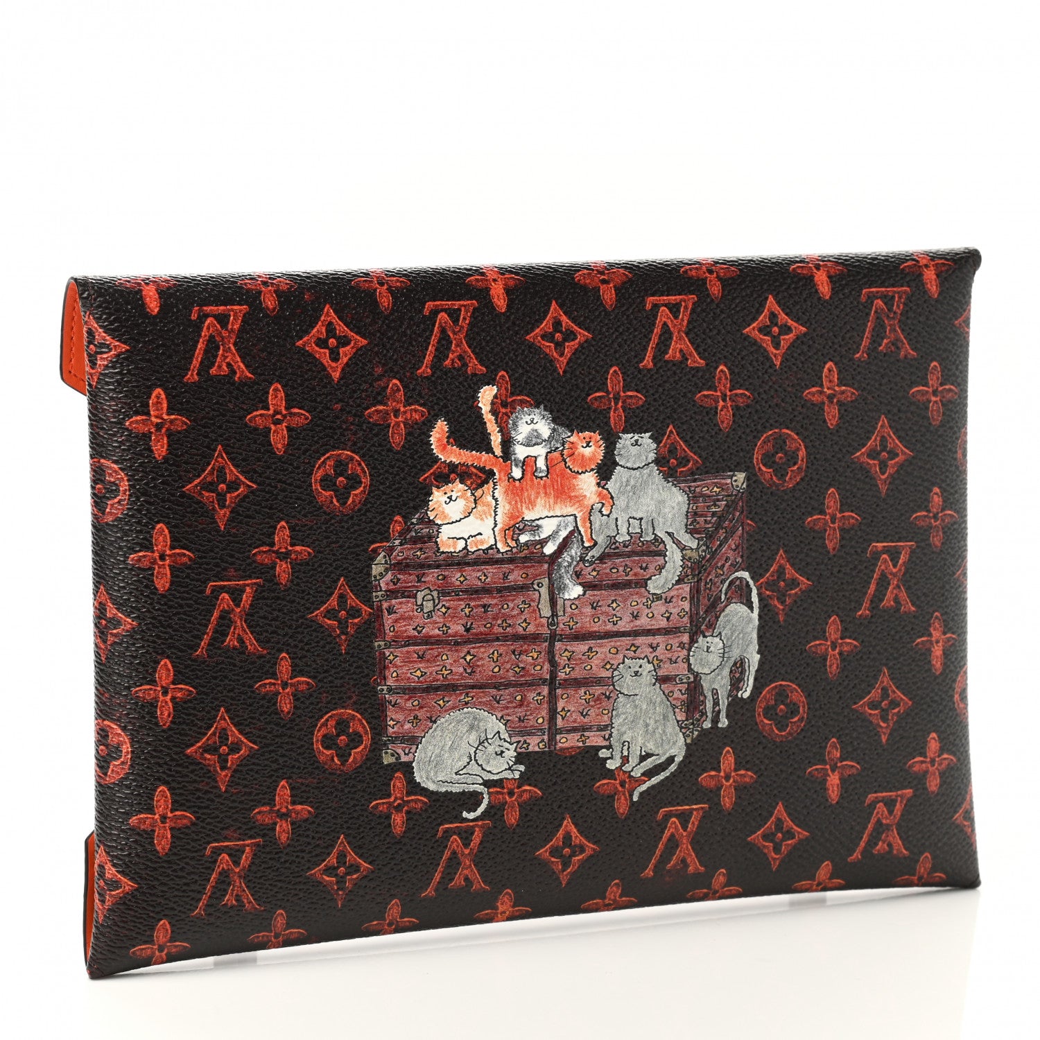 Louis Vuitton Catogram Large Kirigami Pochette Marron 3 of 7