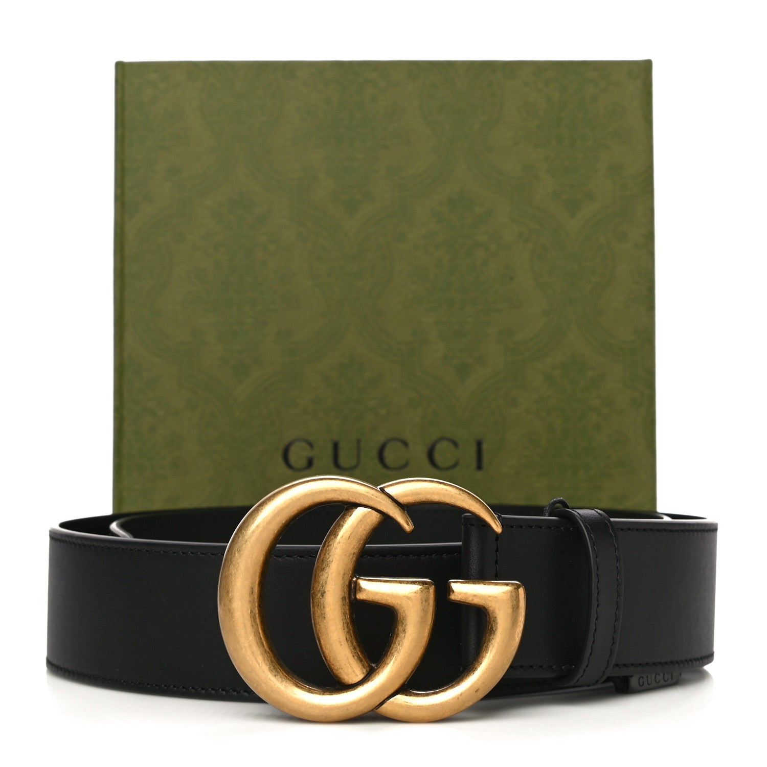 Gucci Calfskin Double G 40mm Belt 90 36 Black 8 of 8