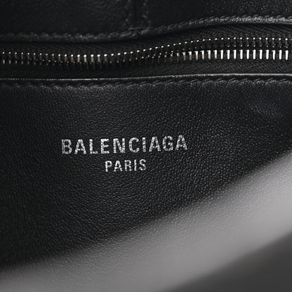 Balenciaga Grained Calfskin Medium Locker Hobo Black 6 of 13