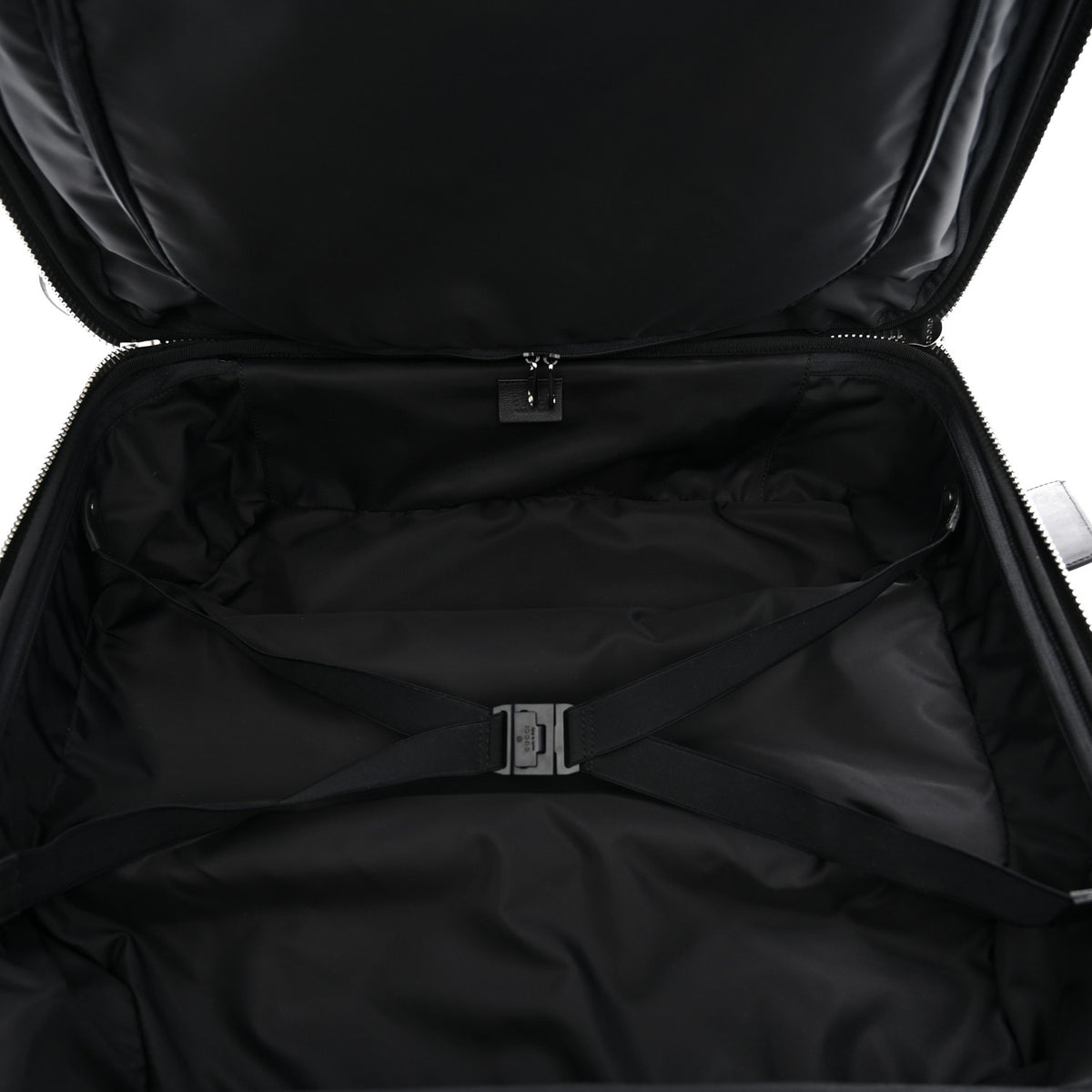 Gucci GG Supreme Monogram Gran Turismo Suitcase Black Grey 4 of 12