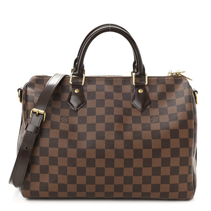 Louis Vuitton Damier Ebene Speedy Bandouliere 30 1 of 9