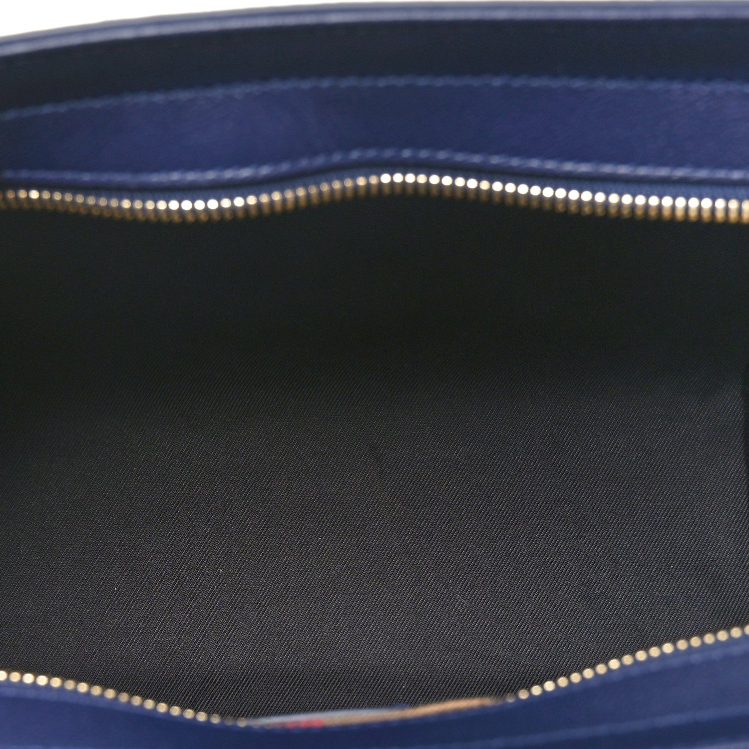 Burberry Calfskin Mega Check Small Banwell Tote Dark Canvas Blue 5 of 9