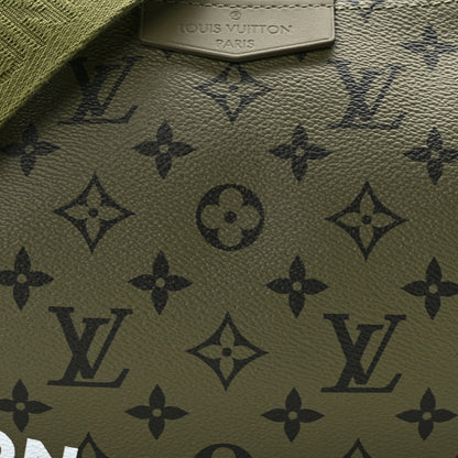 Louis Vuitton Monogram Hamac Bag Khaki Green Vermillion Red 6 of 8