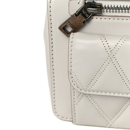 Givenchy Goatskin Diamond Quilted Pocket Crossbody White 13 of 14