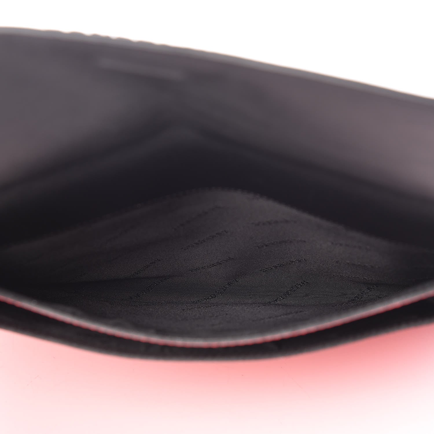 Burberry Metallic Calfskin Envelope Clutch Red 7 of 9