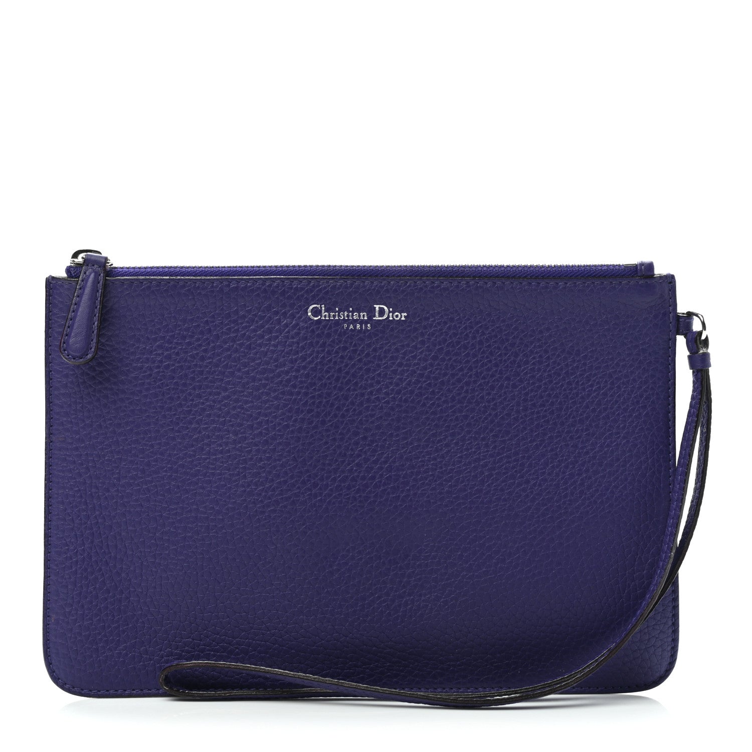 Christian Dior Bullcalf Diorissimo Pouch Purple 1 of 14