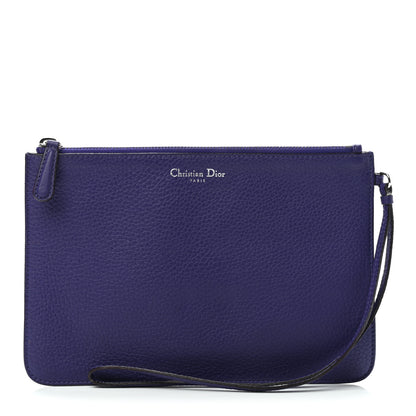 Christian Dior Bullcalf Diorissimo Pouch Purple 1 of 14