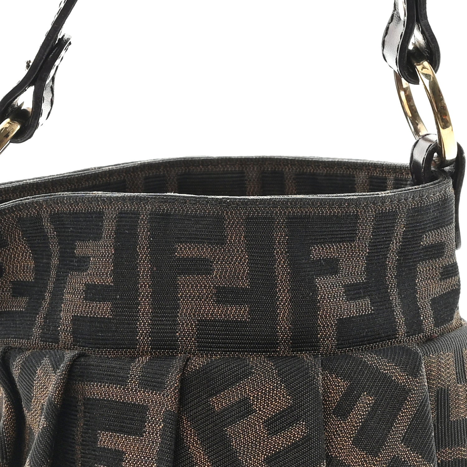 Fendi Zucca Mini Chef Hobo Tobacco 8 of 13
