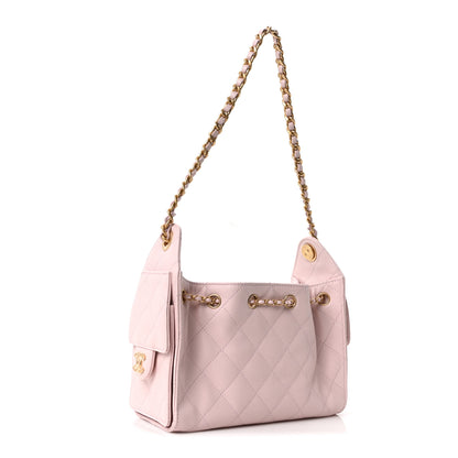 Chanel Caviar Quilted Mini Chanel 25 Handbag Light Pink 3 of 10