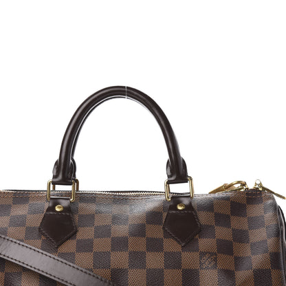 Louis Vuitton Damier Ebene Speedy Bandouliere 30 11 of 11