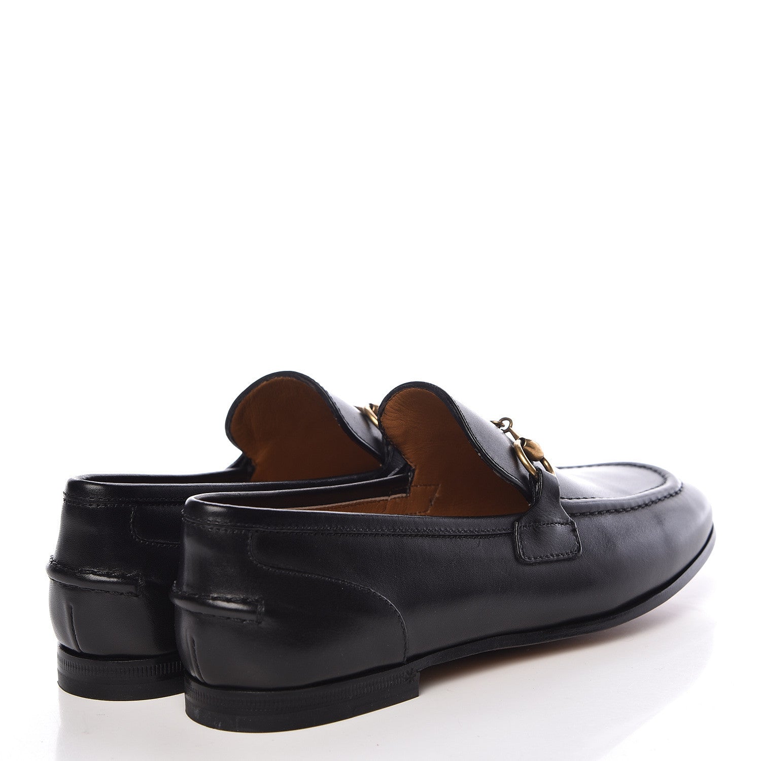 Gucci Calfskin Womens Jordaan Loafers 35 Black 4 of 9