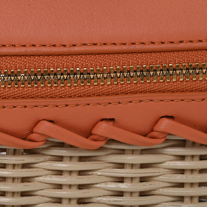 Loro Piana Wicker Calfskin L19 Extra Pocket Pouch Sun Kissed 7 of 9