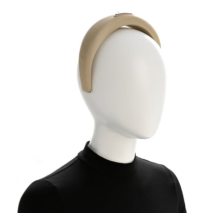 Prada Re-Nylon Triangle Logo Headband Deserto 2 of 8