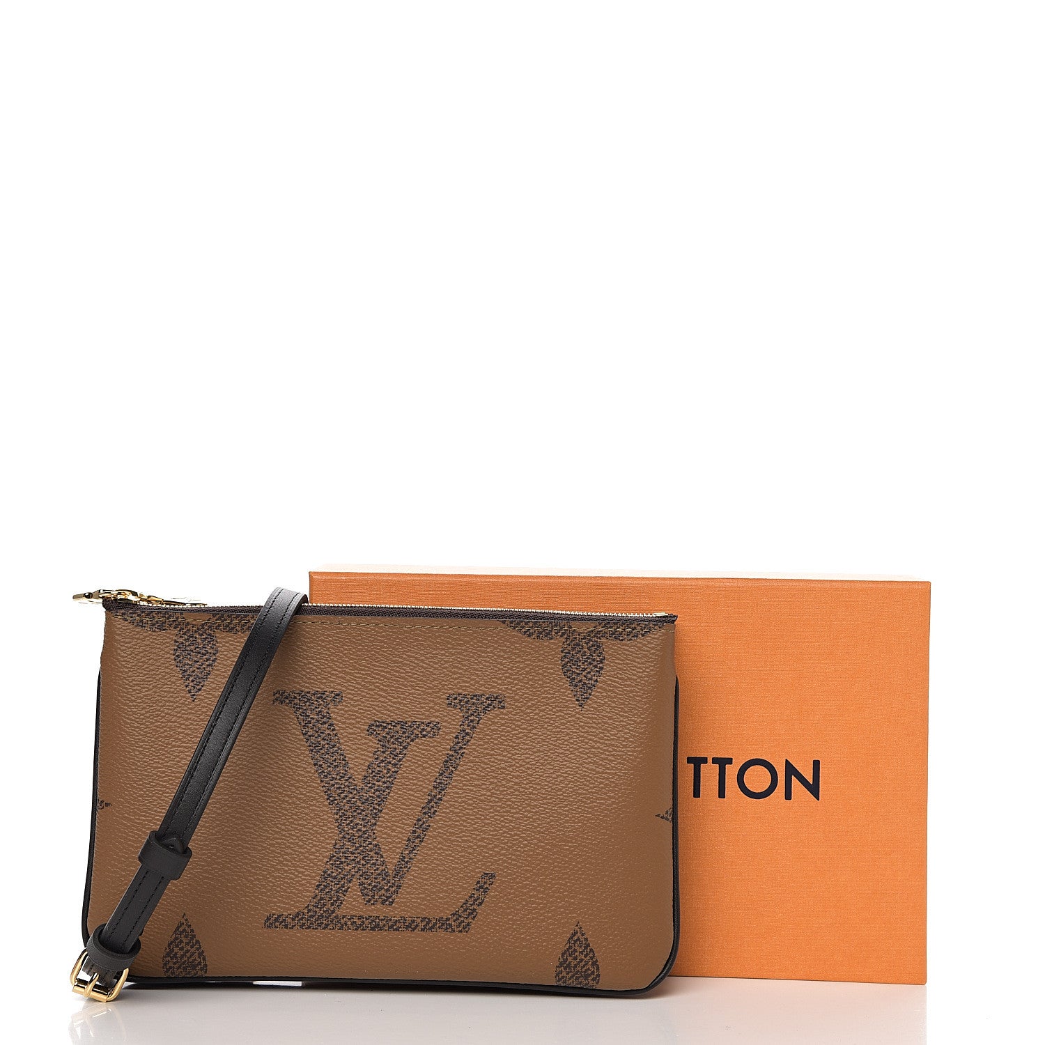 Louis Vuitton Reverse Monogram Giant Double Zip Pochette 9 of 9