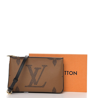Louis Vuitton Reverse Monogram Giant Double Zip Pochette 9 of 9