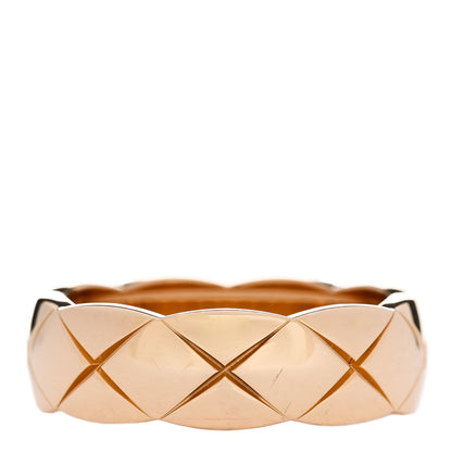 Chanel 18K Yellow Gold Small Coco Crush Ring 58 8.25 1 of 6