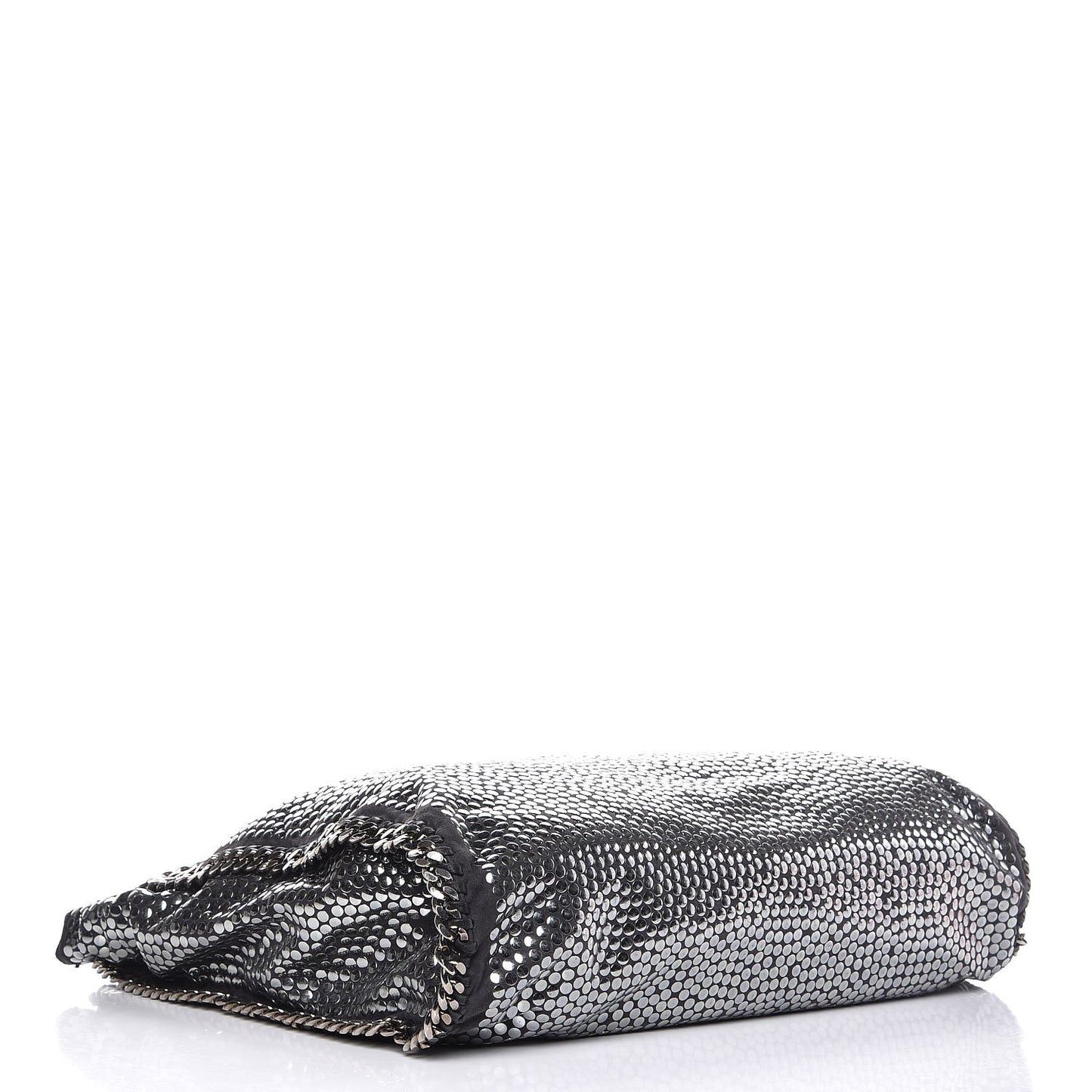 Studded Eco Suede Falabella Tote Black