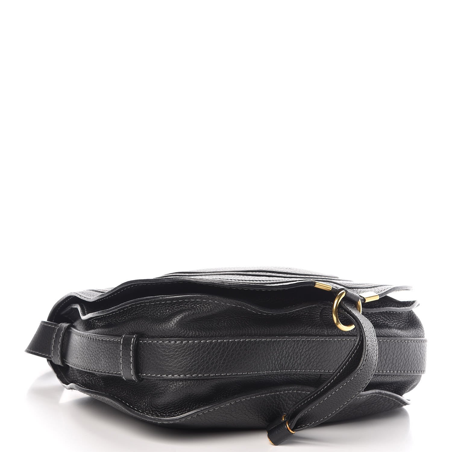 Chloe Calfskin Medium Marcie Round Crossbody Bag Black 4 of 8