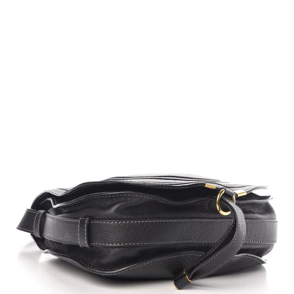 Chloe Calfskin Medium Marcie Round Crossbody Bag Black 4 of 8
