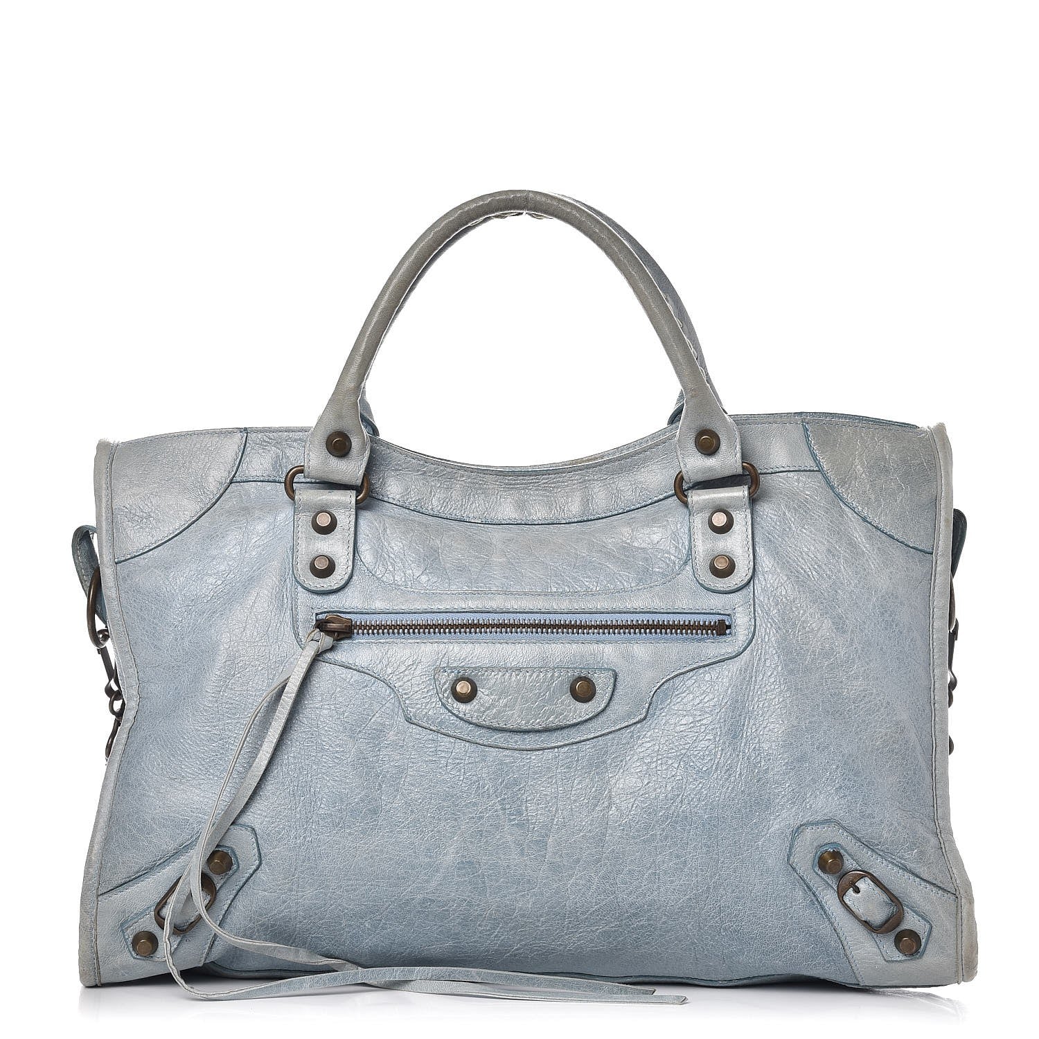Balenciaga Agneau Classic Hardware S Cityky Bleu 1 of 13