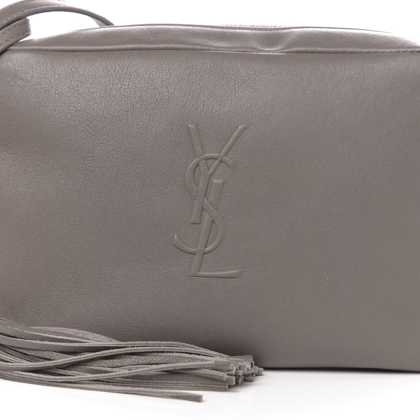 Lambskin Monogram Small Lou Camera Bag Asphalt