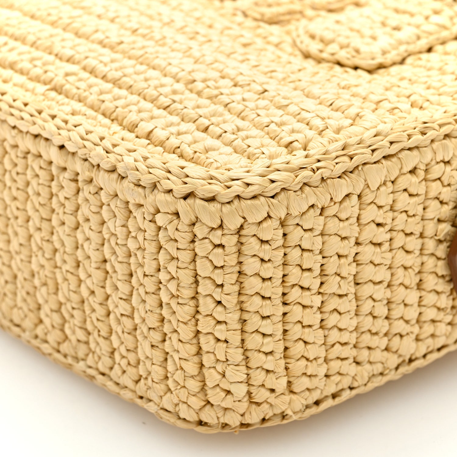 Miu Miu Crochet Calfskin S Narrow Arcadie Natural 1483756