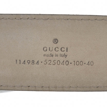 Gucci Leather Web Interlocking G Belt 100 40 4 of 4
