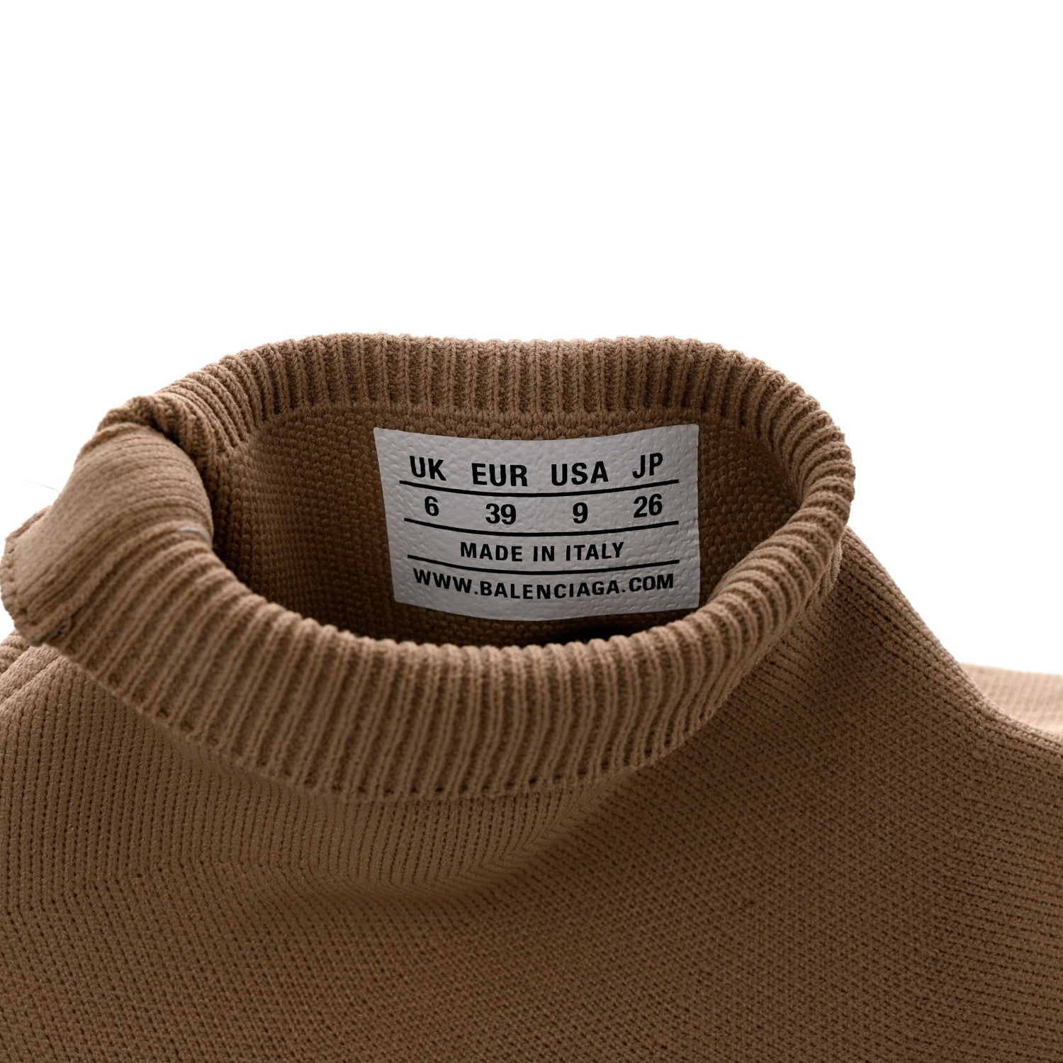 Balenciaga Technical 3D Recycled Knit Womens Speed 2.0 Sneakers 39 Monocolor Beige 6 of 10