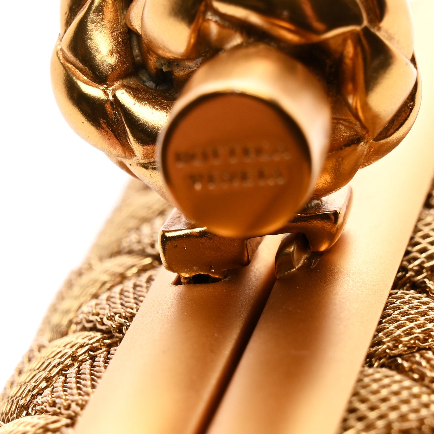 Intreccio Oro Bruciato Knot Clutch
