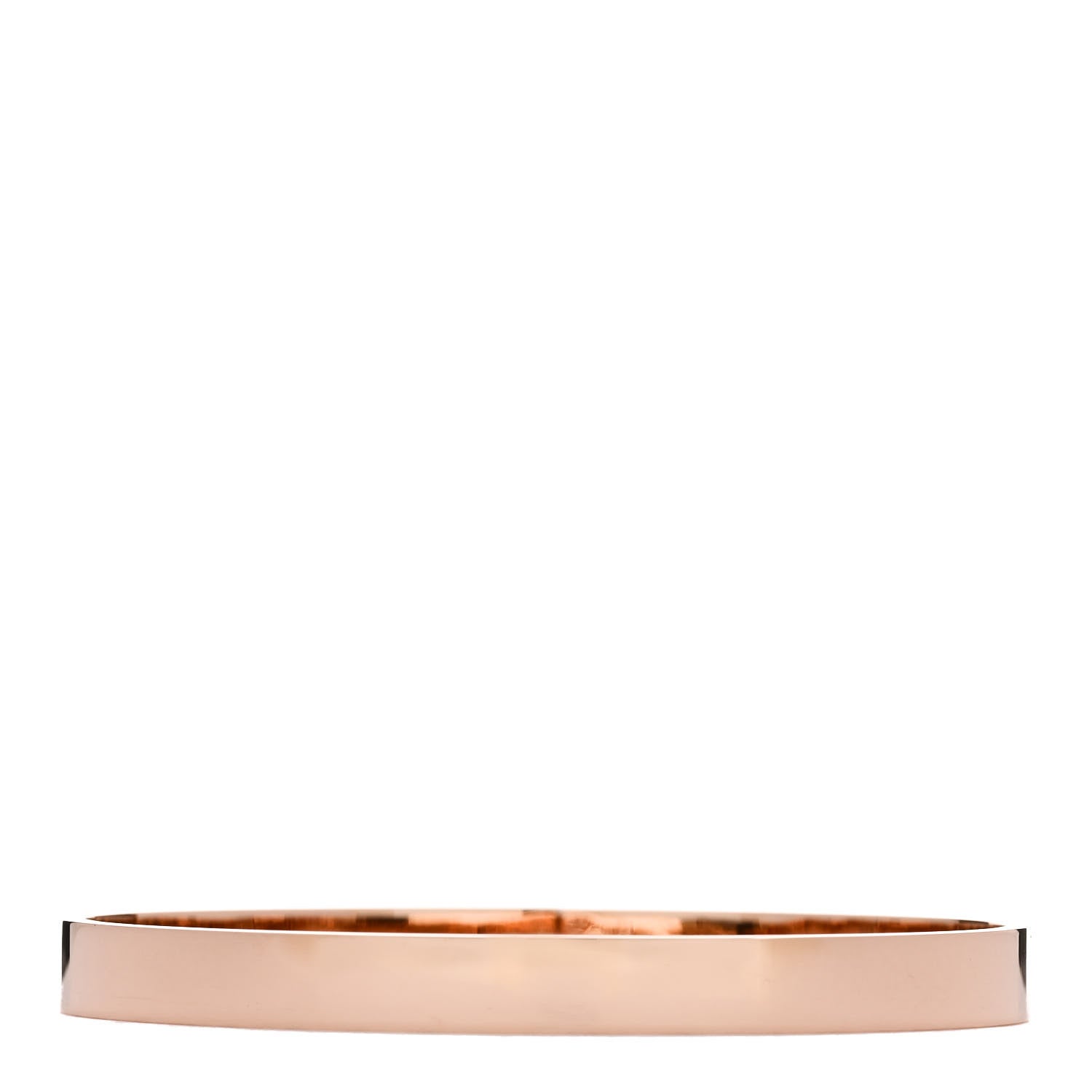 Hermes 18K Rose Gold Diamond PM Kelly Pave Bracelet SH 2 of 4